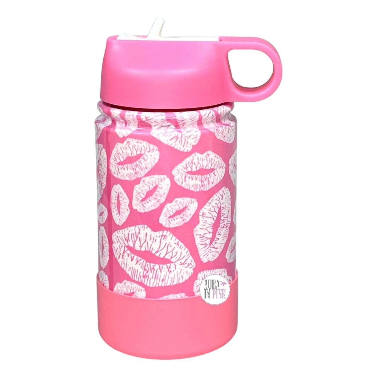 Dream Big & Fabulous Water Bottles w/Flip Top Lids & Carry Straps – Aura In  Pink Inc.