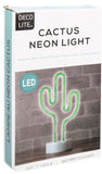 Deco Lite Tabletop LED Neon Light - Green Cactus - Aura In Pink Inc.