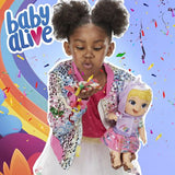 Baby Alive Tinycorns Unicorn Doll - Black Hair - Aura In Pink Inc.