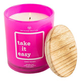 Briteside Wax Inspirational Natural Oils Collection Glass Jar Candles - Various Scents - Aura In Pink Inc.