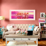 Clementoni High Quality Collection Panorama Pink Flamingos 1000 Piece Jigsaw Puzzle - Aura In Pink Inc.