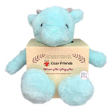 Cozy Friends Baby Blue Dragon Heat-able Bead Plush w/Soothing Heat & Calming Lavender Aroma