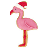 Dreaming Of A Pink Christmas Pink Flamingo Cookie Cutter - Aura In Pink Inc.