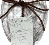 GC Pineapple Coconut Marbled Ceramic Pot-Pourri Scented Diffuser - Aura In Pink Inc.