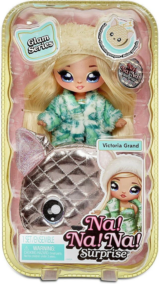 Na! Na! Na! Surprise Glam Series Victoria Grand w/Pom Purse – Aura In Pink  Inc.