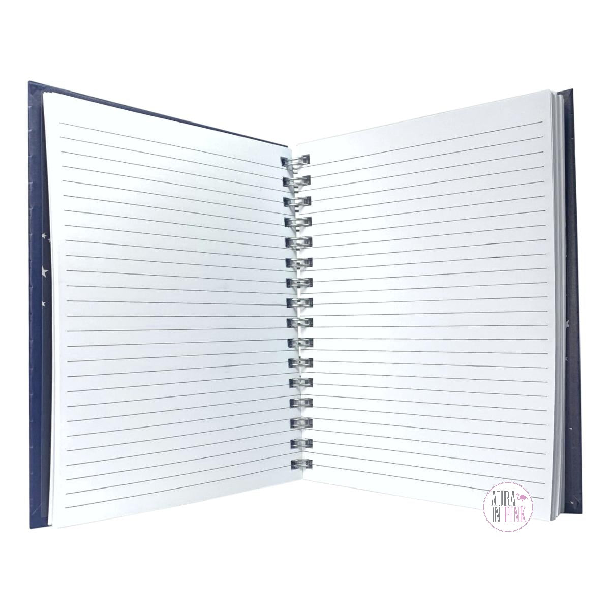 Paper Tales Make Your Own Magic Stars Navy Blue SpiralBound Journal