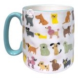 10 Strawberry Street Bella Variety Dog Breeds Tumbled Ceramic Coffee Mug
