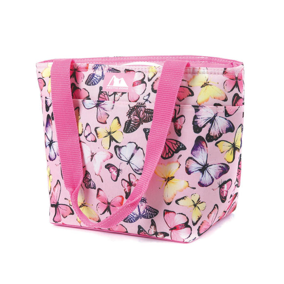 Artic Zone Butterflies Pink Insulated Lunch Tote Bag