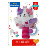 Baby Clementoni Plush Lovely Cat Rattle