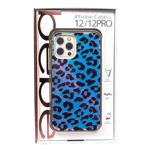 Bebe Iridescent Mirror Leopard Print iPhone 12 iPhone 12 Pro Phone Case
