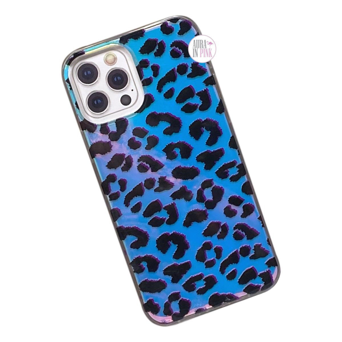 Print Mirror Leopard Print Phone Cover Bebe Iridescent Mirror