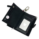 Betsey Johnson Multi-Lipstick Print Peggable Card Case Wallet w/Clip