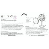 Bino Rhinestone Bling On Black LED Light Magnifying Vanity Mirror