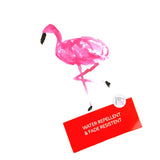 Bouffants &amp; Broken Hearts Rosa Flamingos und Palmen Dekorative Kissen für drinnen und draußen, 2er-Set