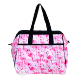 Ciroa Just Chill Fancy Pink Flamingo Insulated Cooler Bag w/Flamingo Ice Pack