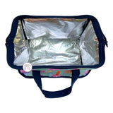 Ciroa Just Chill Pastel Rainbow Popsicles Aqua Insulated Cooler Bag w/Keychain Bottle Opener