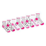 Cottonaire Unicorn Caticorns 8 Pairs Girls Socks Set Size 3-9