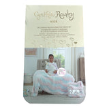 Cynthia Rowley Kids Unicorn Pillow & Cotton Candy Rainbow Pastel Lux Soft Faux Fur Throw Blanket Set 50" X 60"