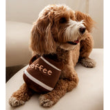 DexyPaws Coffeetime Puppuccino Coffee Pot Squeaky Crinkle Plush Dog Toy