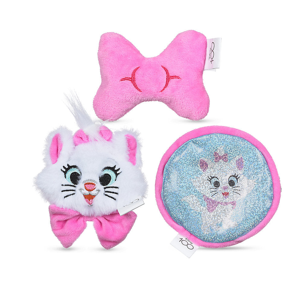 Disney 100 The Aristocats Marie Plush Catnip Crinkle Cat Toys 3-Piece –  Aura In Pink Inc.