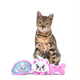 Disney 100 The Aristocats Marie Plush Catnip Crinkle Cat Toys 3-Piece Set
