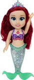 Disney Princess Sing &amp; Sparkle Arielle, die Meerjungfrau – Interaktive Puppe mit flüssigem Glitzerschwanz