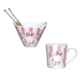 Disney The Aristocats Marie Pink & White Striped Ceramic Coffee Mug
