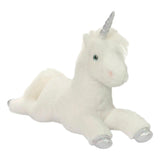 Douglas Cleo White & Iridescent Silver Soft Unicorn Plush