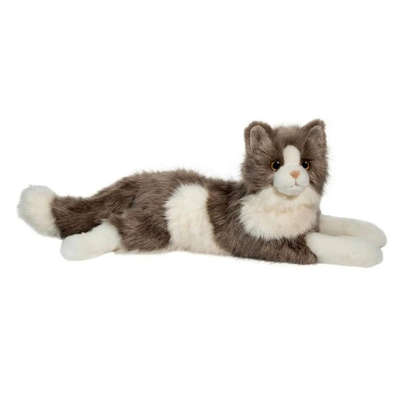 Douglas Gretta Grey & White DLux Cat Plush