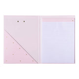 Eccolo Dayna Lee Collection You Are… Beautiful, Smart, Amazing, Worthy Believe It Pink Padfolio Clipboard w/Ruled Notepad