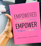 Eccolo Empowered Women Empower Women Inspiring Quotes & Art Pink Leatherette Ruled Journal
