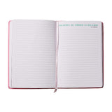 Eccolo Empowered Women Empower Women Inspiring Quotes & Art Pink Leatherette Ruled Journal