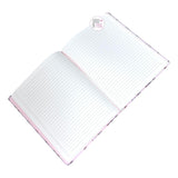 Eccolo Notes Pastel Butterflies Pink Hardcover Ruled Notebook