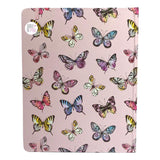 Eccolo Notes Pastel Butterflies Pink Hardcover Ruled Notebook