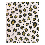 Eccolo Reflective Gold Pink & Tan Leopard Print Pocket Folders Set Of 2