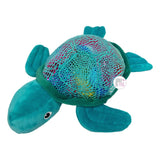 Fringe Toybox Slow And Steady Sea Turtle Crinkle Plush Squeaky Dog Toy