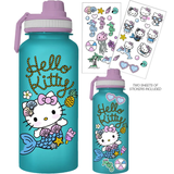 Hello Kitty By Sanrio Mermaid Kitty Mercat Tropical Nautical Sports Bottle w/Handle & Stickers