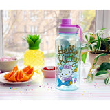 Hello Kitty By Sanrio Mermaid Kitty Mercat Tropical Nautical Sports Bottle w/Handle & Stickers