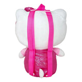 Hello Kitty By Sanrio Metallic Pink Plush Backpack