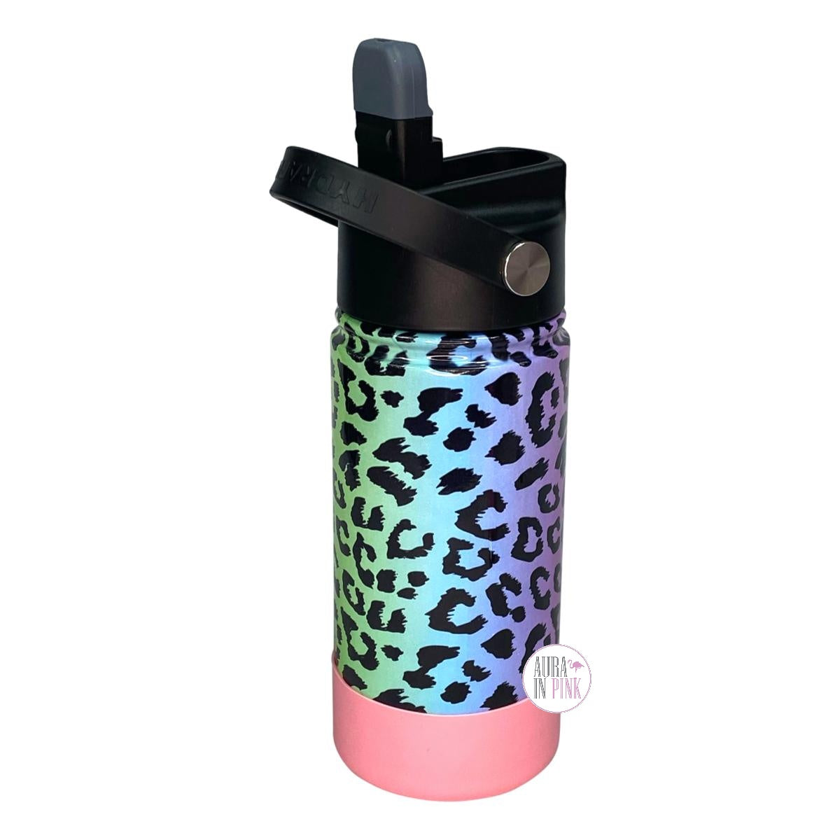 Hydraflow Hybrid Pastel Rainbow Cheetah Print Stainless Steel Triple W –  Aura In Pink Inc.
