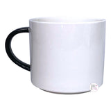 I Woke Up Like This Rose Gold Eyelashes White Stackable Ceramic Coffee Mug w/Black Handle