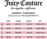 Juicy Couture Sleepwear Ladies Bubblegum Pink Luxe Plush Black Logo Belted Robe