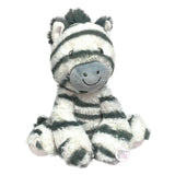 Kellytoy Kellypet Adorable Sitting Zebra Squeaky Plush Dog Toys - Various Sizes