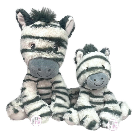 Kellytoy Kellypet Entzückendes Hundespielzeug aus Plüsch, sitzendes Zebra, quietschend, verschiedene Größen