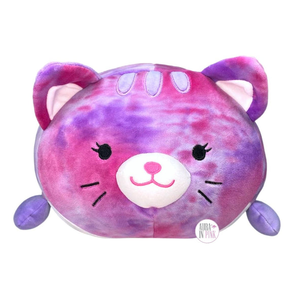 Linzy Toys Smoochy Pals Super Soft Plush Large Pink Purple Tie-Dye Cat