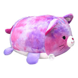 Linzy Toys Smoochy Pals Super Soft Plush Large Pink Purple Tie-Dye Cat
