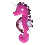 Maggie & Zoe Pink Sleepy Uni-Seahorse Super Soft Plush Oversized Decorative Pillow Throw Cushion