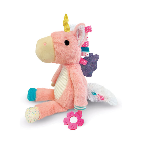 Make Believe Ideas Sensory Snuggables Pink Plush Winged Unicorn