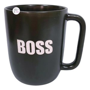 Market Finds Boss Debossed Grey Ceramic Coffee Mug