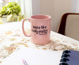 Mean Girls You're Like Really Pretty Regina George Quote Blush Pink Licensed Ceramic Coffee Mug